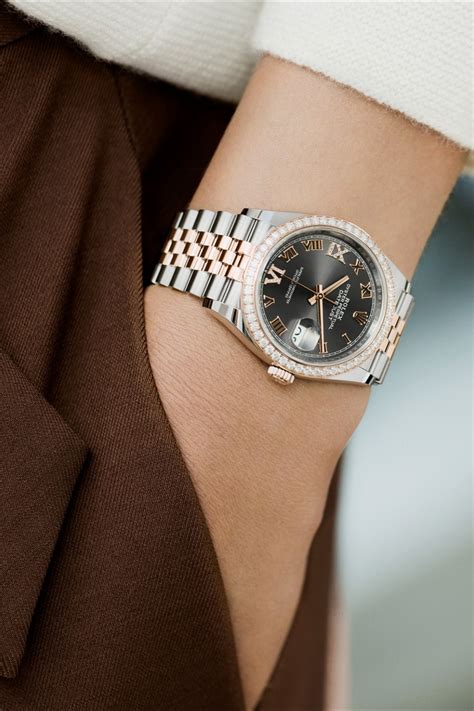 rolex datejust everrose|Rolex Datejust 36 with diamonds.